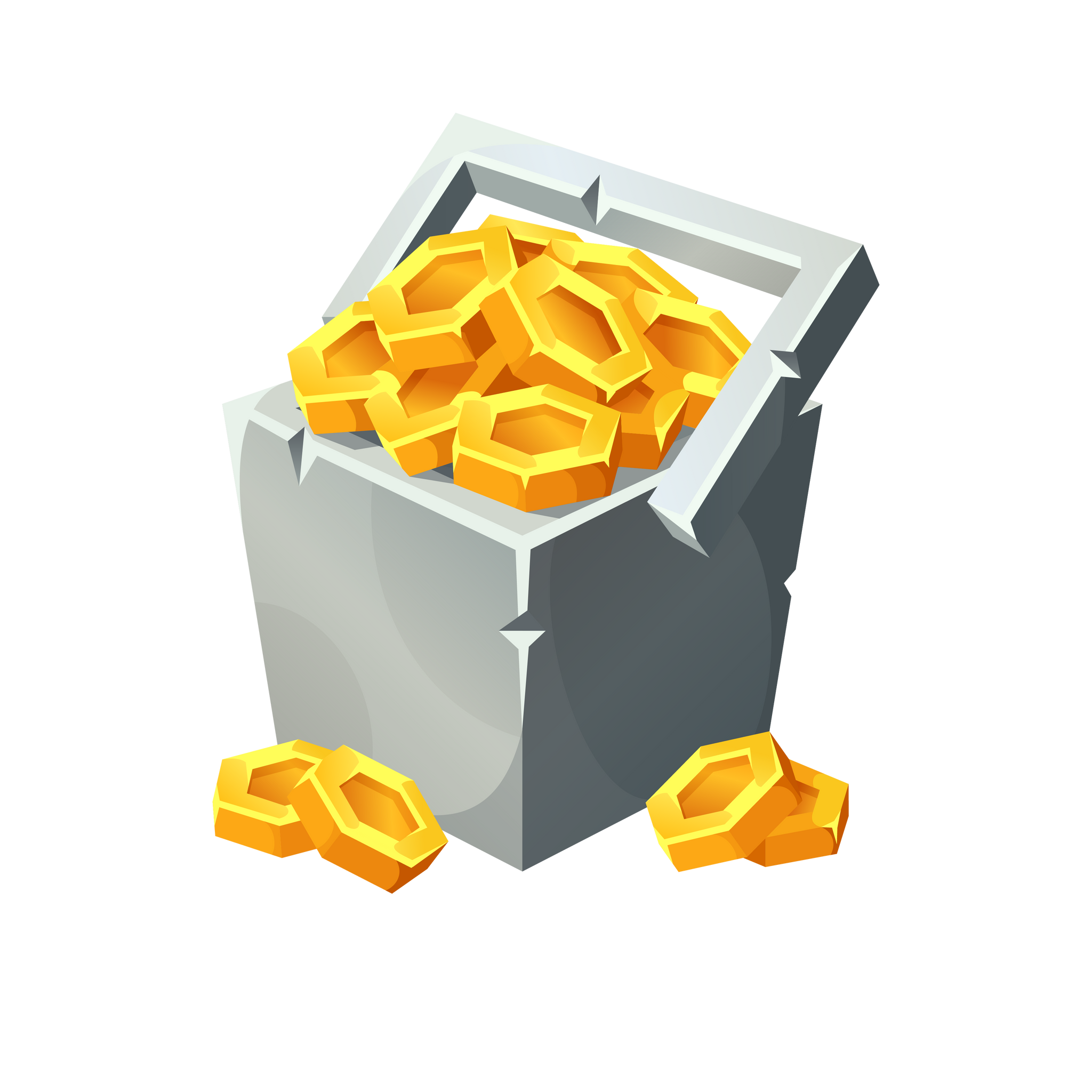 Bucket of Coins (2500C)